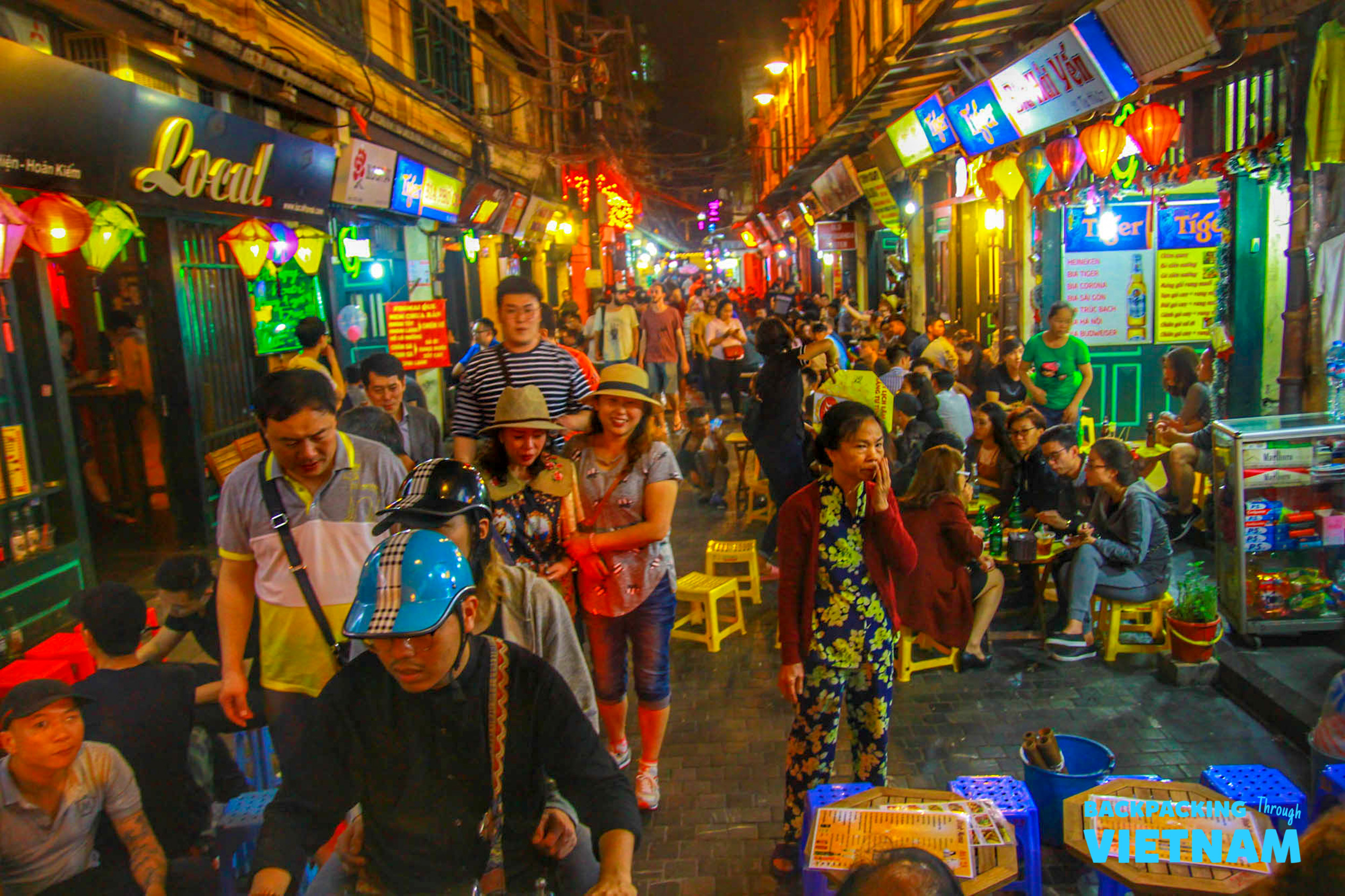 Night market in Hanoi Old Quarter